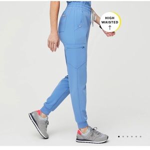 FIGS ceil blue high waisted joggers MP